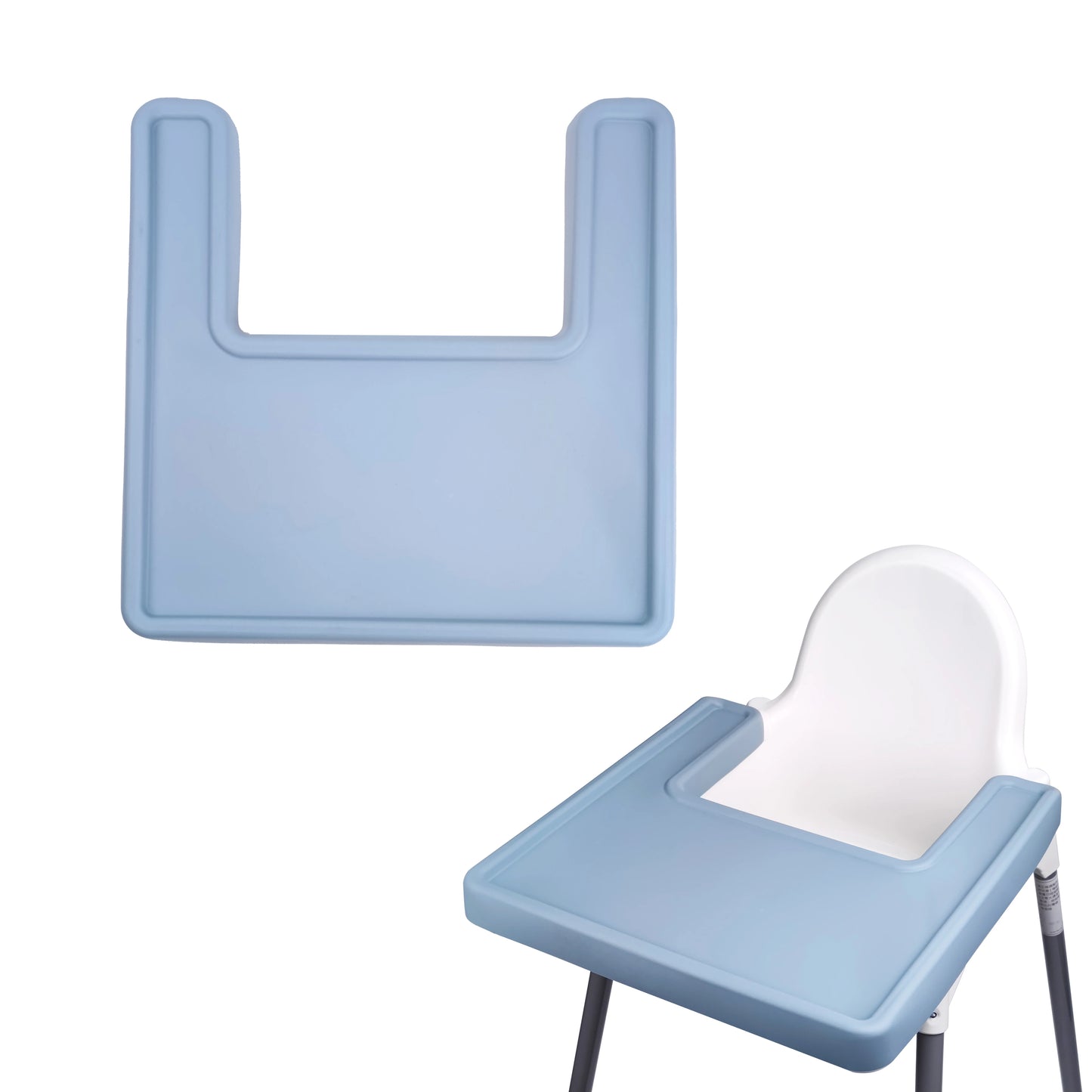 Easy-to-Clean Full Cover High Chair Silicone Mat