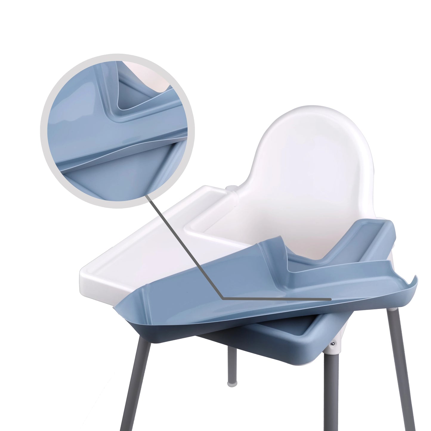 Easy-to-Clean Full Cover High Chair Silicone Mat