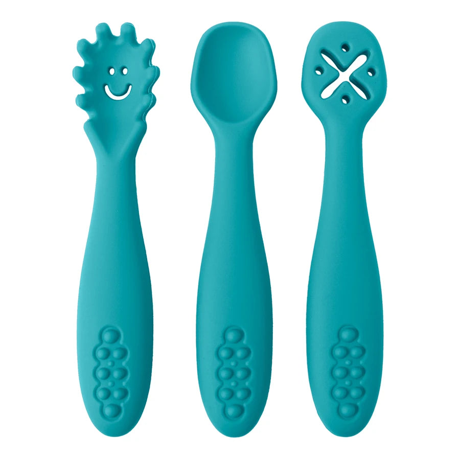 Cute Baby Learning Spoons