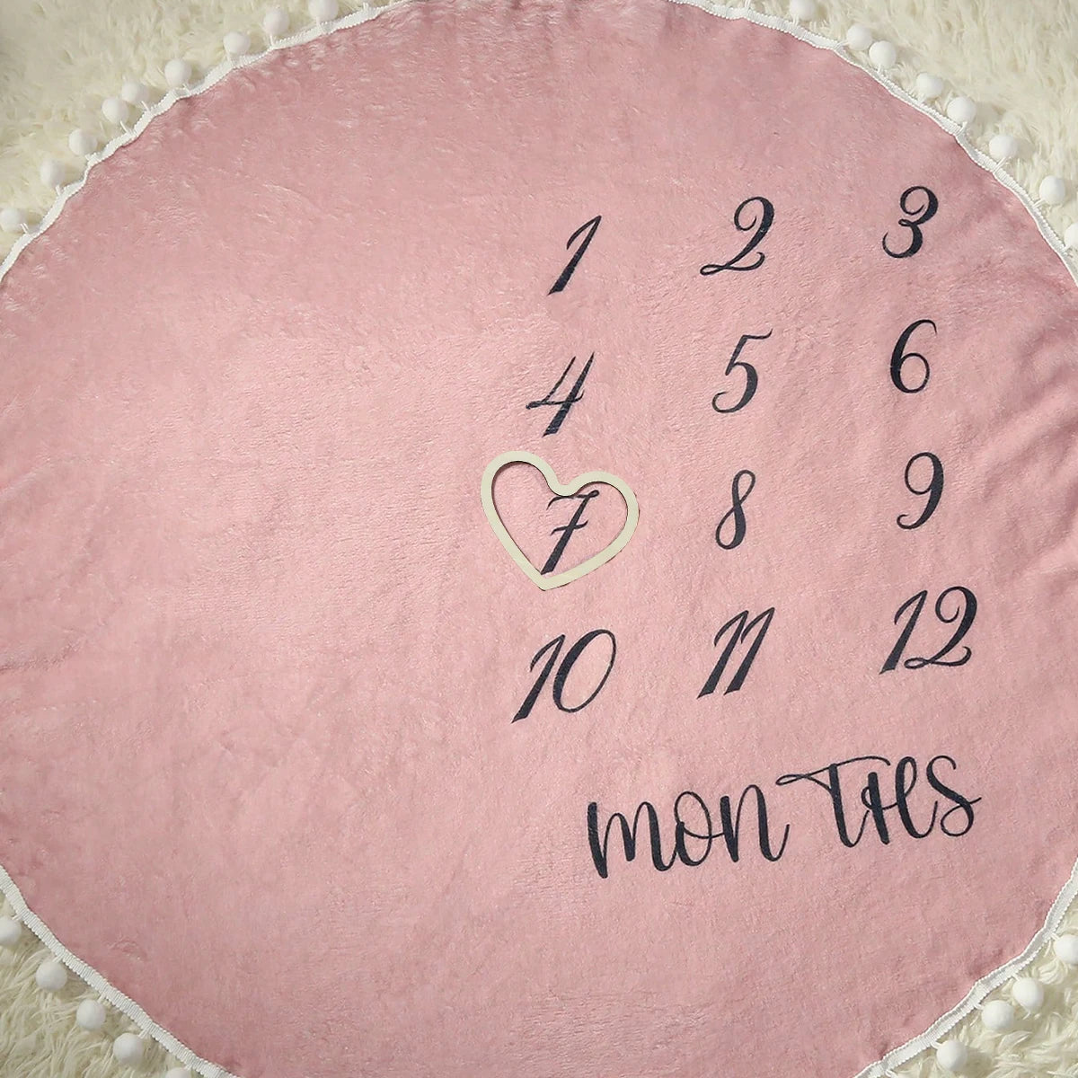 Soft Flannel Month Milestone Blanket