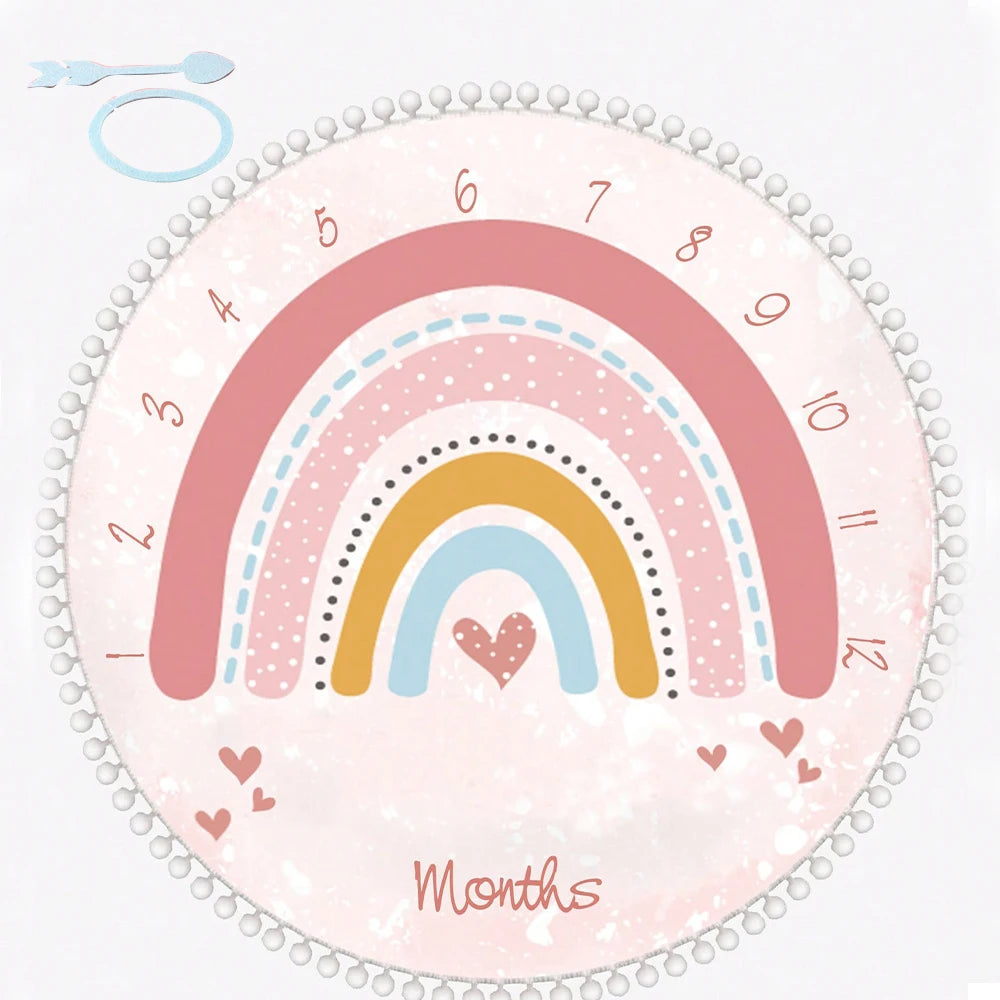 Soft Flannel Month Milestone Blanket