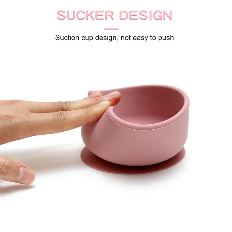 Food Grade Silicone Baby Feeding Bowls