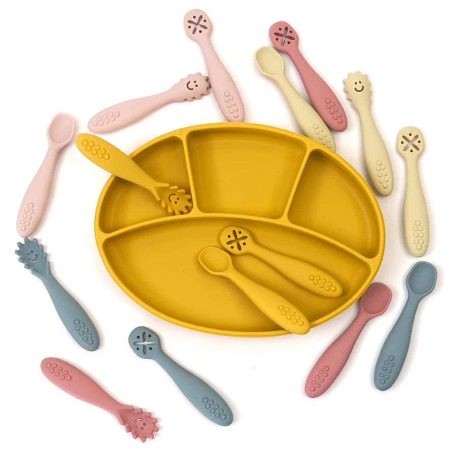Cute Baby Learning Spoons