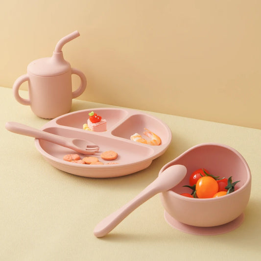Complete Silicone Baby Feeding Set