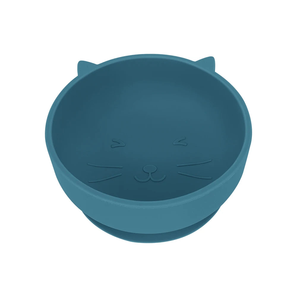 Cartoon Cat Silicone Baby Bowl