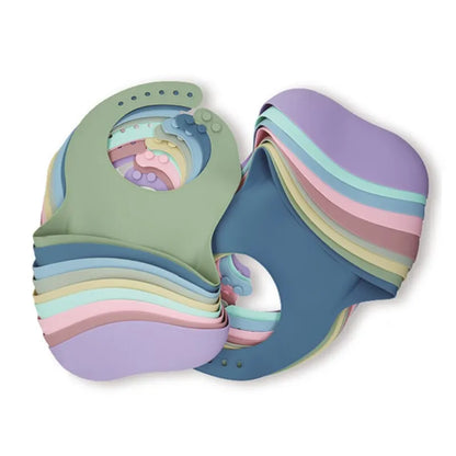 Cute & Waterproof Silicone Baby Bibs