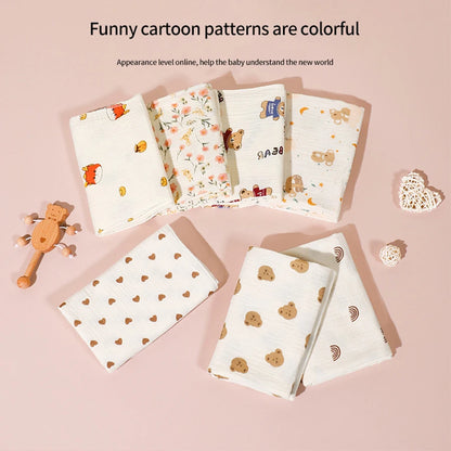 Soft & Breathable Muslin Receiving Blankets