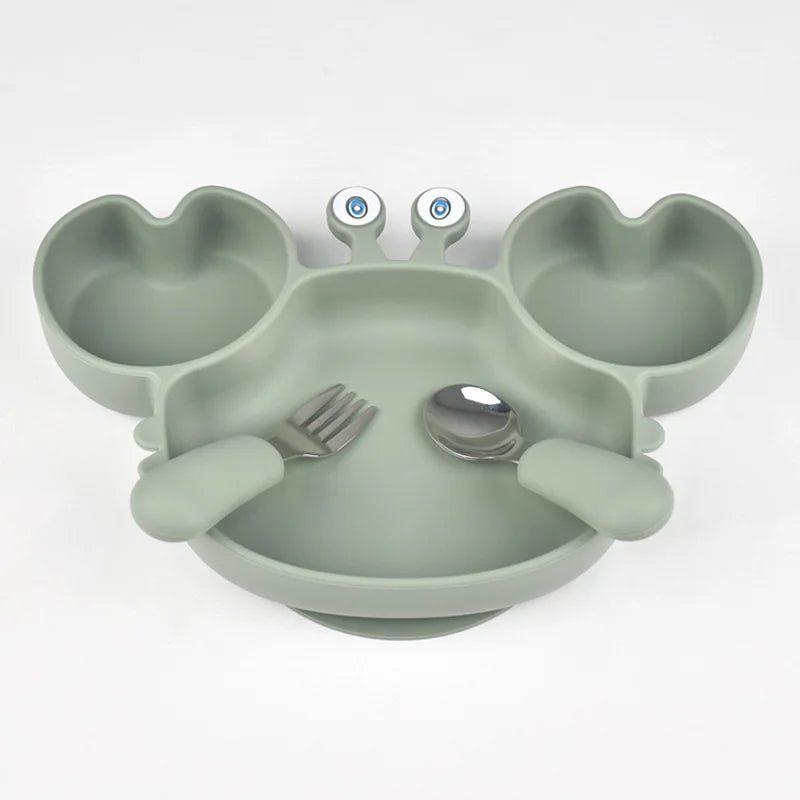 Baby Safe Silicone Dining Plate