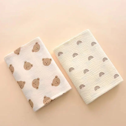 Soft & Breathable Muslin Receiving Blankets