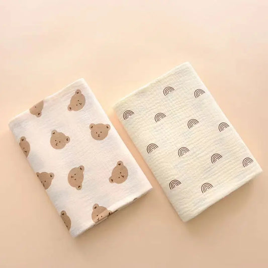 Soft & Breathable Muslin Receiving Blankets