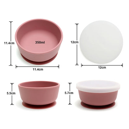 Food Grade Silicone Baby Feeding Bowls