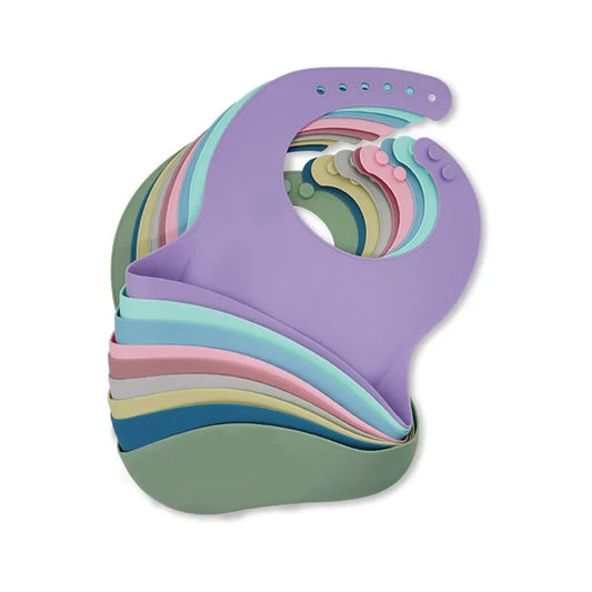 Cute & Waterproof Silicone Baby Bibs