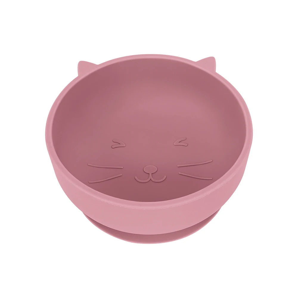 Cartoon Cat Silicone Baby Bowl