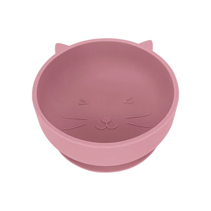 Cartoon Cat Silicone Baby Bowl