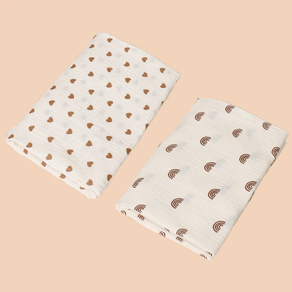 Soft & Breathable Muslin Receiving Blankets