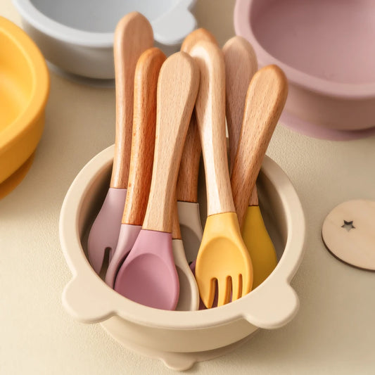 Baby Learning Spoons Utensils Set