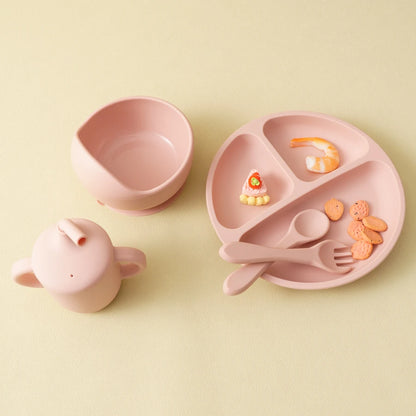 Complete Silicone Baby Feeding Set