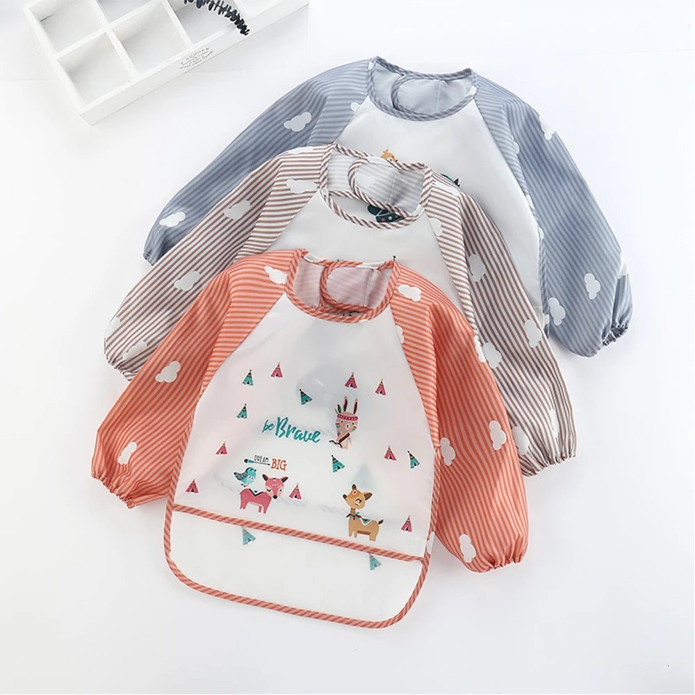 Baby Striped Long Sleeve Scarf