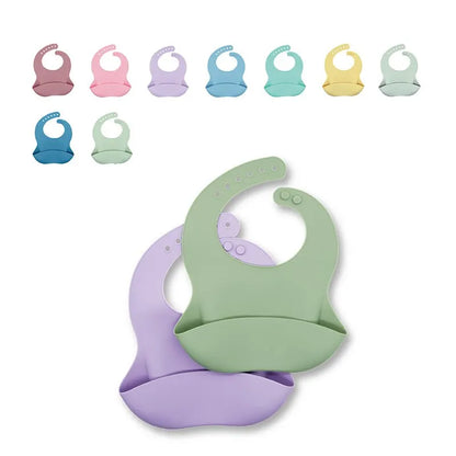Cute & Waterproof Silicone Baby Bibs