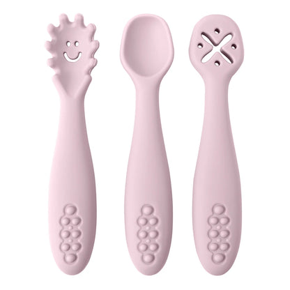 Cute Baby Learning Spoons