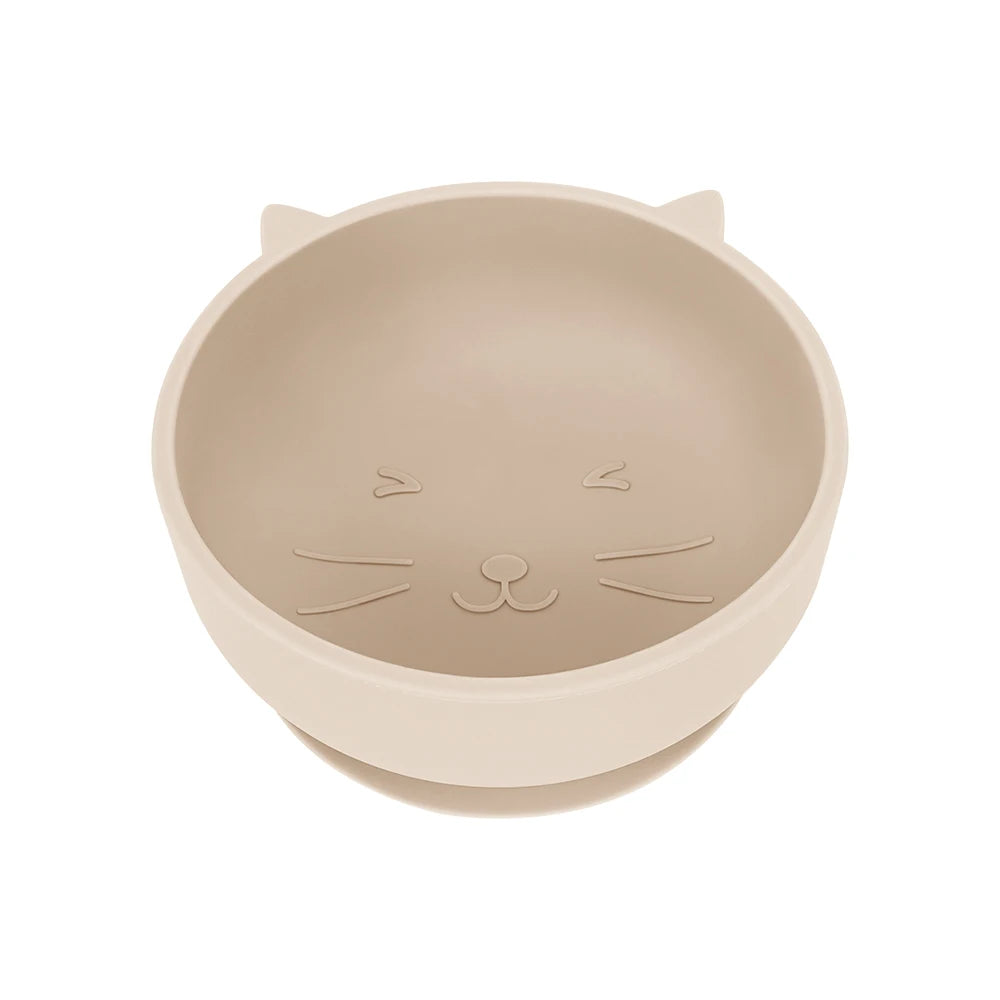Cartoon Cat Silicone Baby Bowl