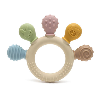 Baby Ring Teether Anxiety Teething Toy