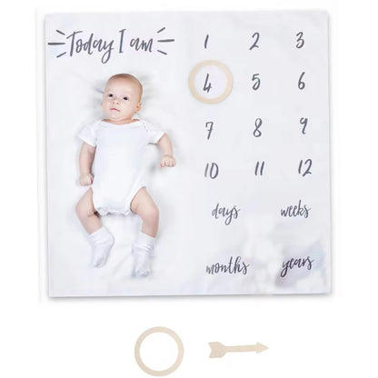 Baby Monthly Milestone Blanket