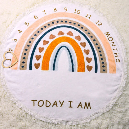 Soft Flannel Month Milestone Blanket