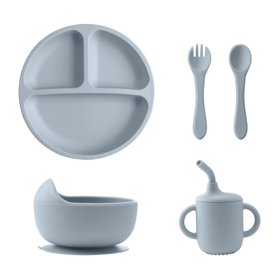 Complete Silicone Baby Feeding Set