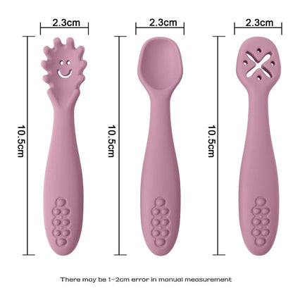 Cute Baby Learning Spoons