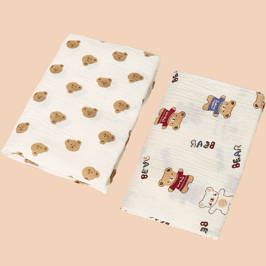 Soft & Breathable Muslin Receiving Blankets