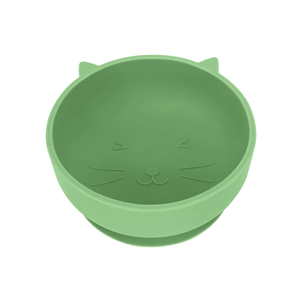 Cartoon Cat Silicone Baby Bowl
