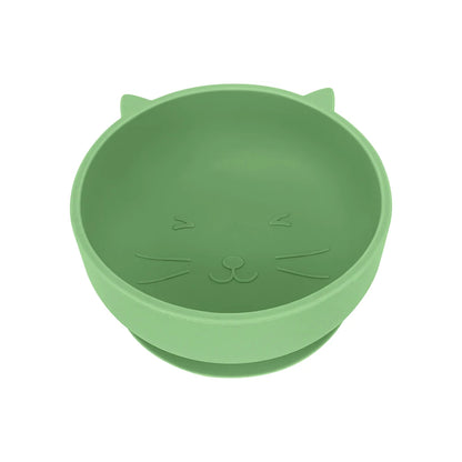 Cartoon Cat Silicone Baby Bowl