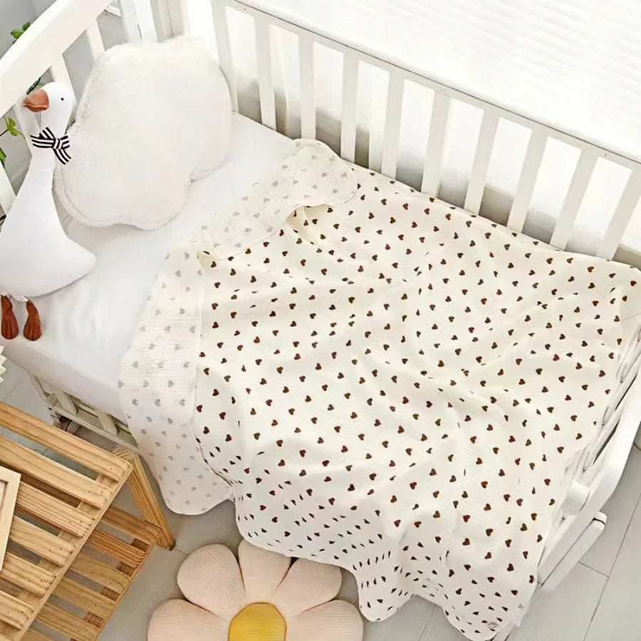 Soft & Breathable Muslin Receiving Blankets