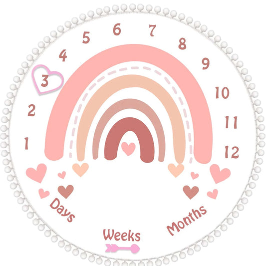 Soft Flannel Month Milestone Blanket