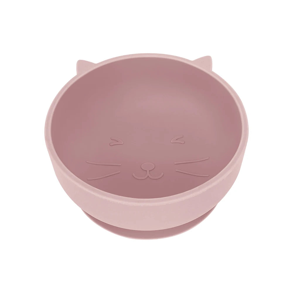 Cartoon Cat Silicone Baby Bowl