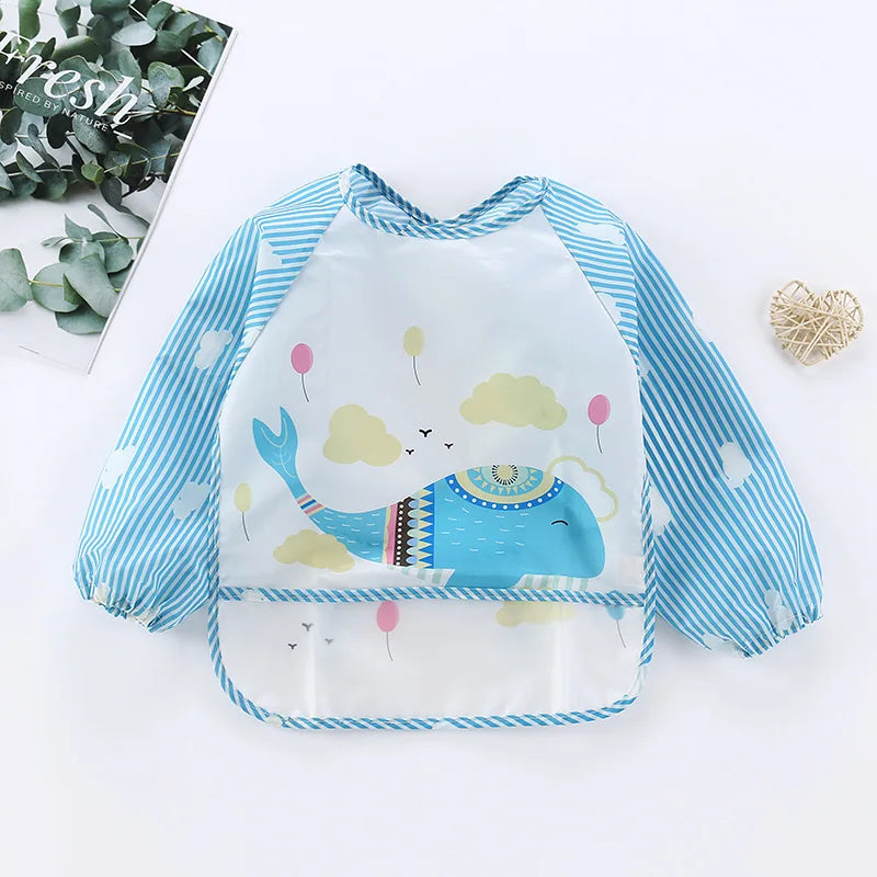 Baby Striped Long Sleeve Scarf