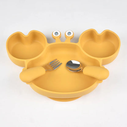 Baby Safe Silicone Dining Plate
