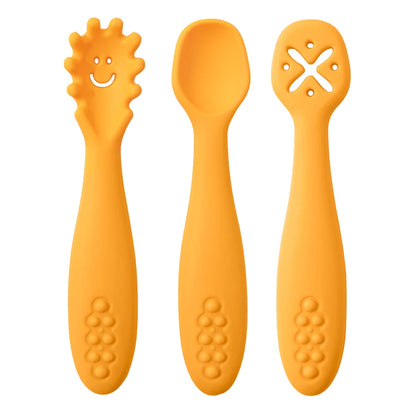 Cute Baby Learning Spoons