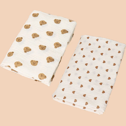 Soft & Breathable Muslin Receiving Blankets