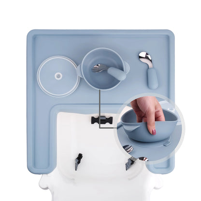 Easy-to-Clean Full Cover High Chair Silicone Mat