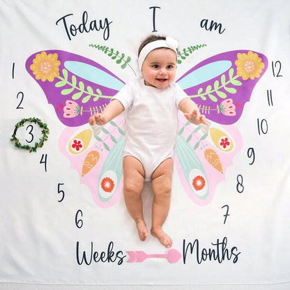 Baby Monthly Milestone Blanket