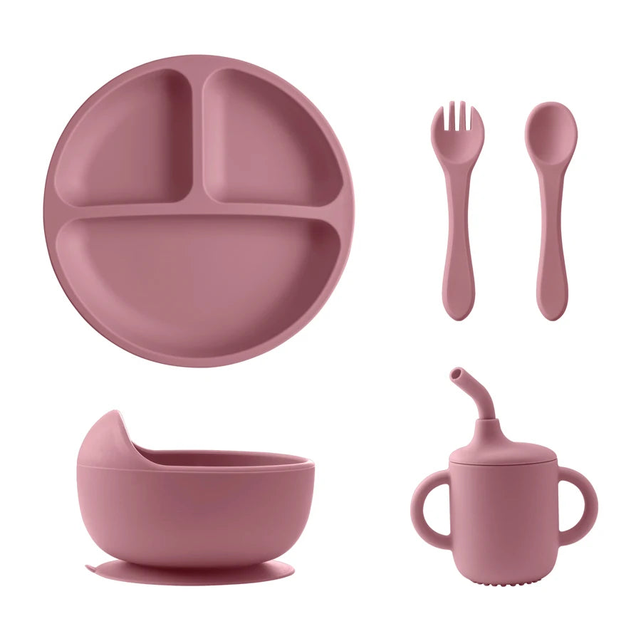 Complete Silicone Baby Feeding Set