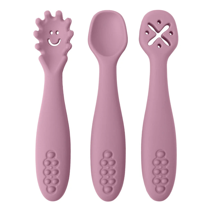 Cute Baby Learning Spoons