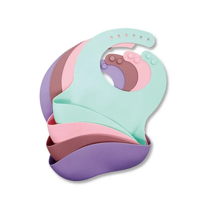 Cute & Waterproof Silicone Baby Bibs