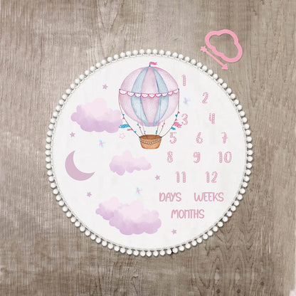 Soft Flannel Month Milestone Blanket