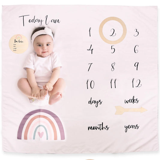 Baby Monthly Milestone Blanket