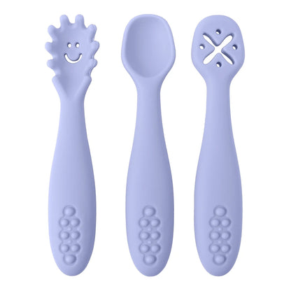 Cute Baby Learning Spoons