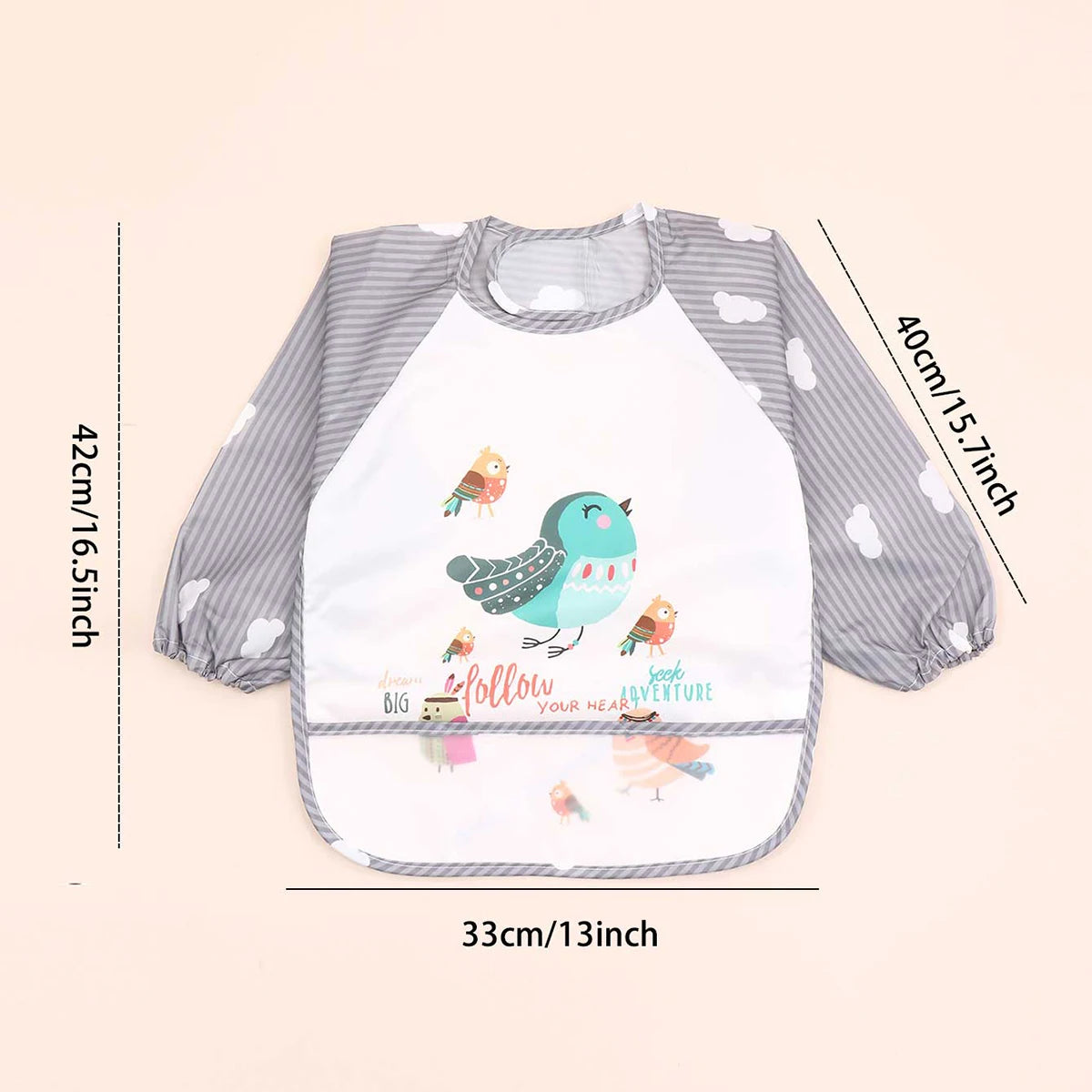 Baby Striped Long Sleeve Scarf
