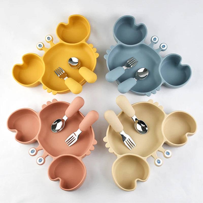 Baby Safe Silicone Dining Plate